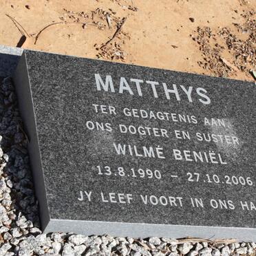MATTHYS Wilme Beniel 1990-2006
