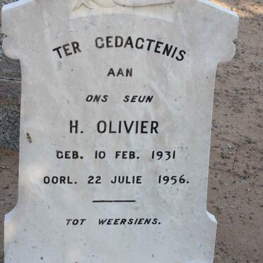 OLIVIER H. 1931-1956