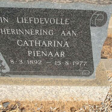PIENAAR Catharina 1892-1977