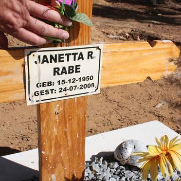 RABE Janetta R. 1950-2008