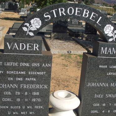 STROEBEL Johann Frederick 1918-1970 &amp; Johanna Marthina SWART 1919-1992