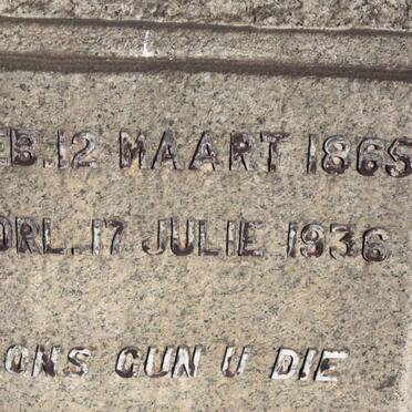 SNYDERS Petrus Hendrik Lourens 1865-1936 