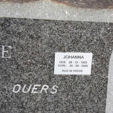 WESTHUIZEN Johannes W., van der 1886-1964 &amp; Wilhelmina J. HANEKOM 1895-1964 :: VAN DER WESTHUIZEN Johanna 1925-2000 