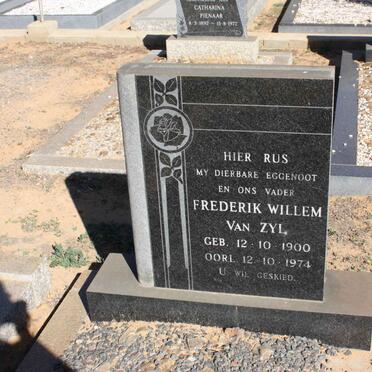 ZYL Frederik Willem, van 1900-1974