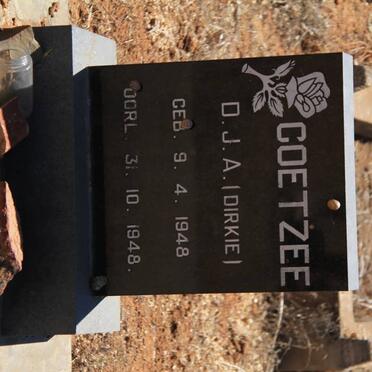 COETZEE D.J.A. 1948-1948