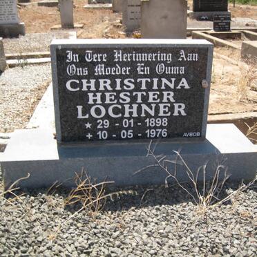 LOCHNER Christina Hester 1898-1976