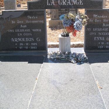 GRANGE Arnoldus G., la 1925-2003 &amp; A.M.C.H. 1929-1997