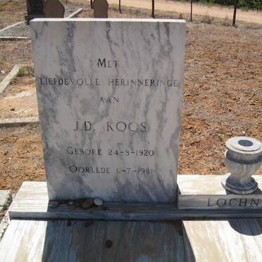 LOCHNER J.D. 1920-1981