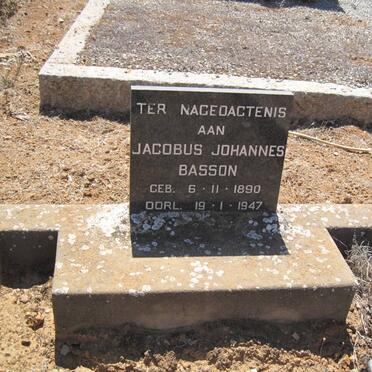 BASSON Jacobus Johannes 1890-1947