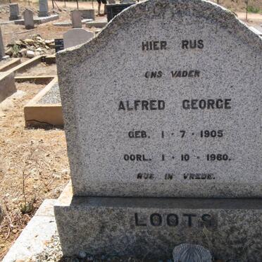 LOOTS Alfred George 1905-1960