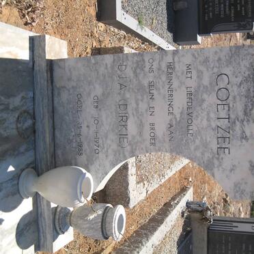COETZEE D.A.J.1970-1988