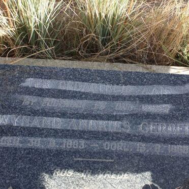 GERBER Wynand Andries 1863-1968