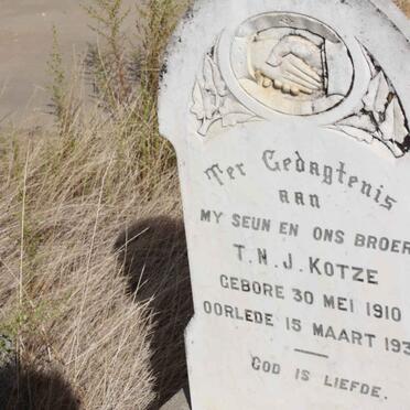 KOTZE T.N.J. 1910-1939