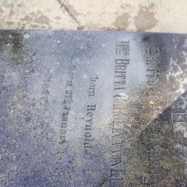 LUDWIG Britta Carolina, von nee REYNOLDS 1817-1875