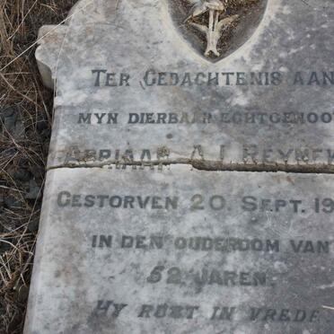 REYNEKE Adriaan A.L. -1905