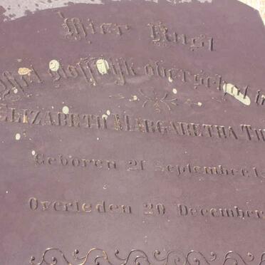 THERON Elizabeth Margaretha 1841-1874