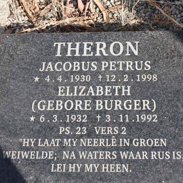 THERON :: NAUDE :: BURGER