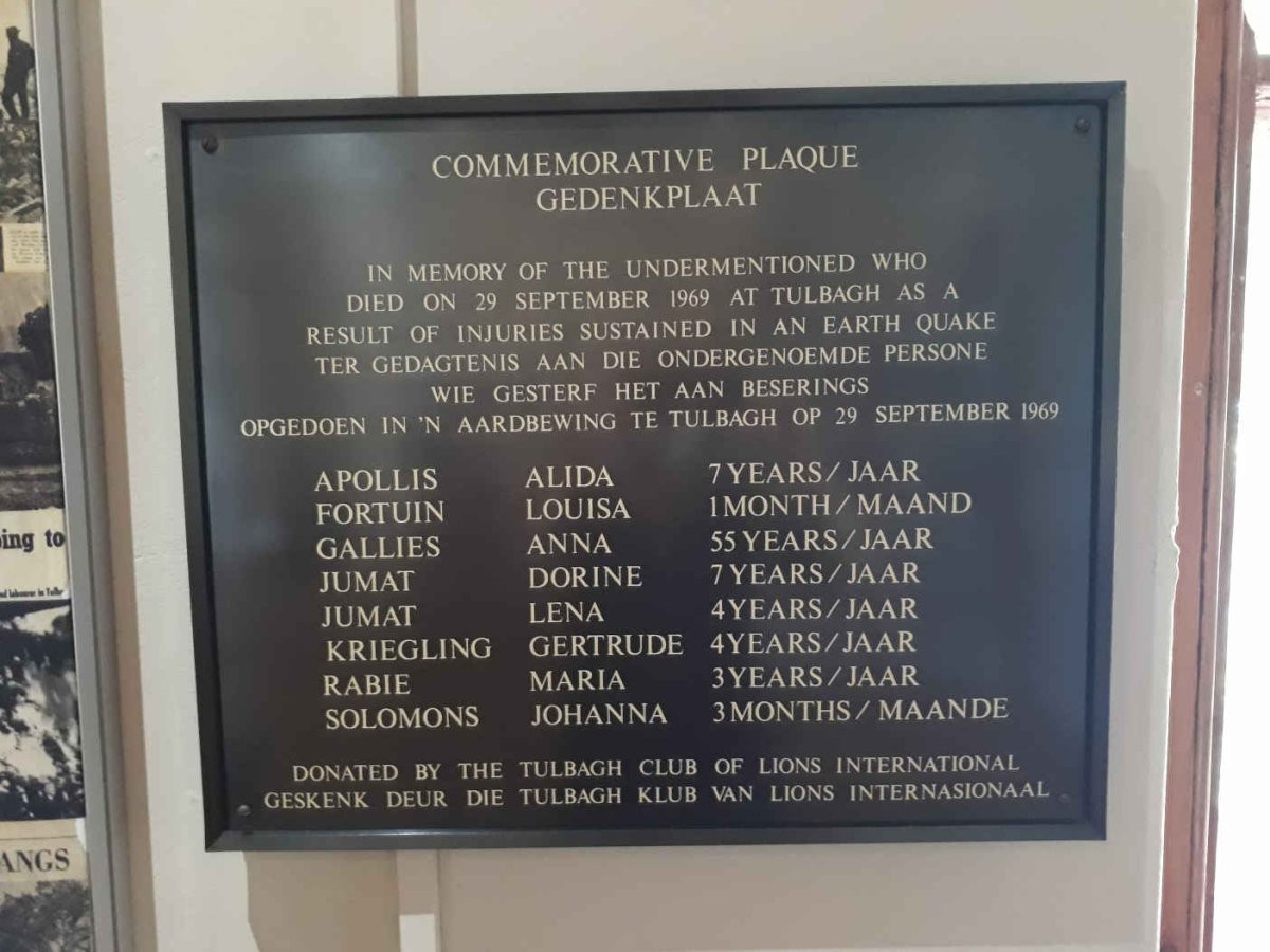 Commemorative Plaque :: Gedenkplaat