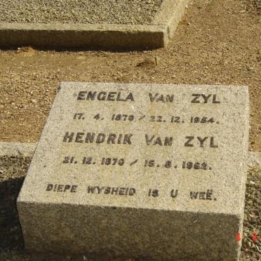 ZYL Hendrik, van 1870-1962 &amp; Engela 1870-1954