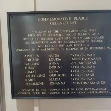 Western Cape, TULBAGH, Urban area