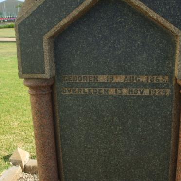 AARDE J.H., van 1863-1924