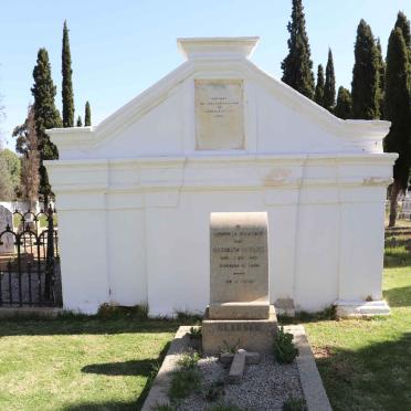 Western Cape, TULBAGH, Oude Kerk Volksmuseum, cemetery