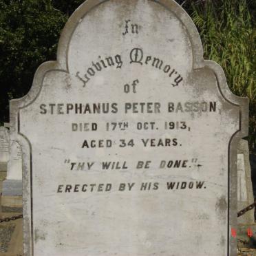 BASSON Stephanus Peter -1913