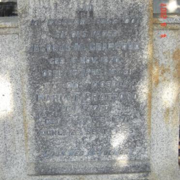 CRAFFORD Jacobus M. 1870-1943 &amp; Maria F. CRAFFORD 1873-1955