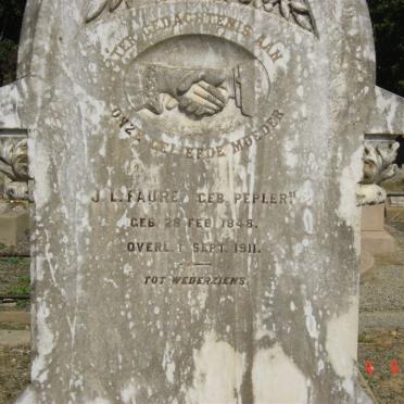 FAURE J.L. nee PEPLER 1848-1911