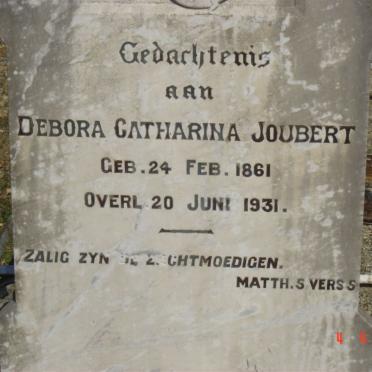 JOUBERT Debora Catharina 1861-1931