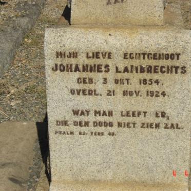 LAMBRECHTS Johannes 1854-1924