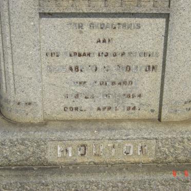 MOUTON Elizabeth C. nee LOMBARD 1854-1942