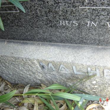 MALHERBE Jacobus Petrus 1876-1926 &amp; Sarah M.A. LOMBARD 1876-19??_2