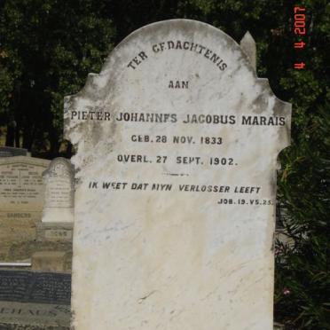 MARAIS Pieter Johannes Jacobus 1833-1902