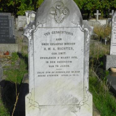 RICHTER H.M.A. nee SMIT -1891