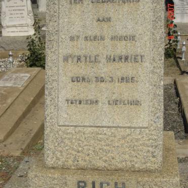 RICH Myrtle Harriet -1925