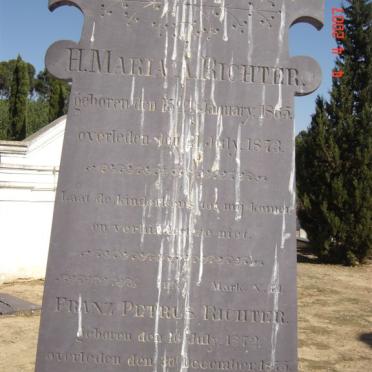 RICHTER H. Maria A. 1865-1873 :: RICHTER Frans Petrus 1872-1875