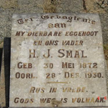 SMAL H.J. 1872-1930