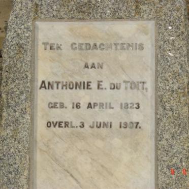 TOIT Anthonie E., du 1823-1907