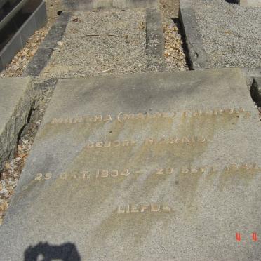 THERON Martha nee MARAIS 1884-1947