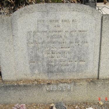 VISSER Dirk J.D. 1877-1950 &amp; Johanna C.E. VAN ZYL 1882-1956