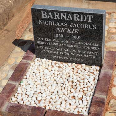BARNARDT Nicolaas Jacobus 1959-2001