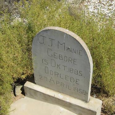 MINNIE J.J. 1885-1958