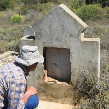 4. Trying to read an illegble tombstone