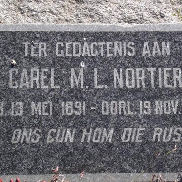 NORTIER Carel M.L. 1891-1953