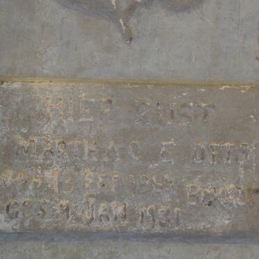 OTTO Martha C.E. 1865-1931