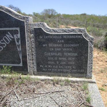 BASSON Coenraad Hendrik 1874-1963 &amp; Anna Helena TERBLANCHE 1883-19?6