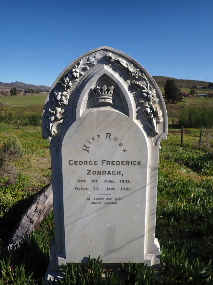 ZONDAGH George Frederick 1832-1889