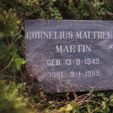 MARTIN Cornelius Mattheus 1949-1989