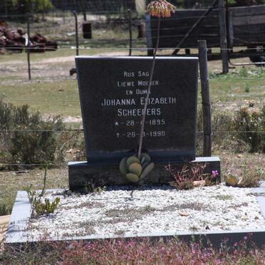 SCHEEPERS Johanna Elizabeth 1895-1990